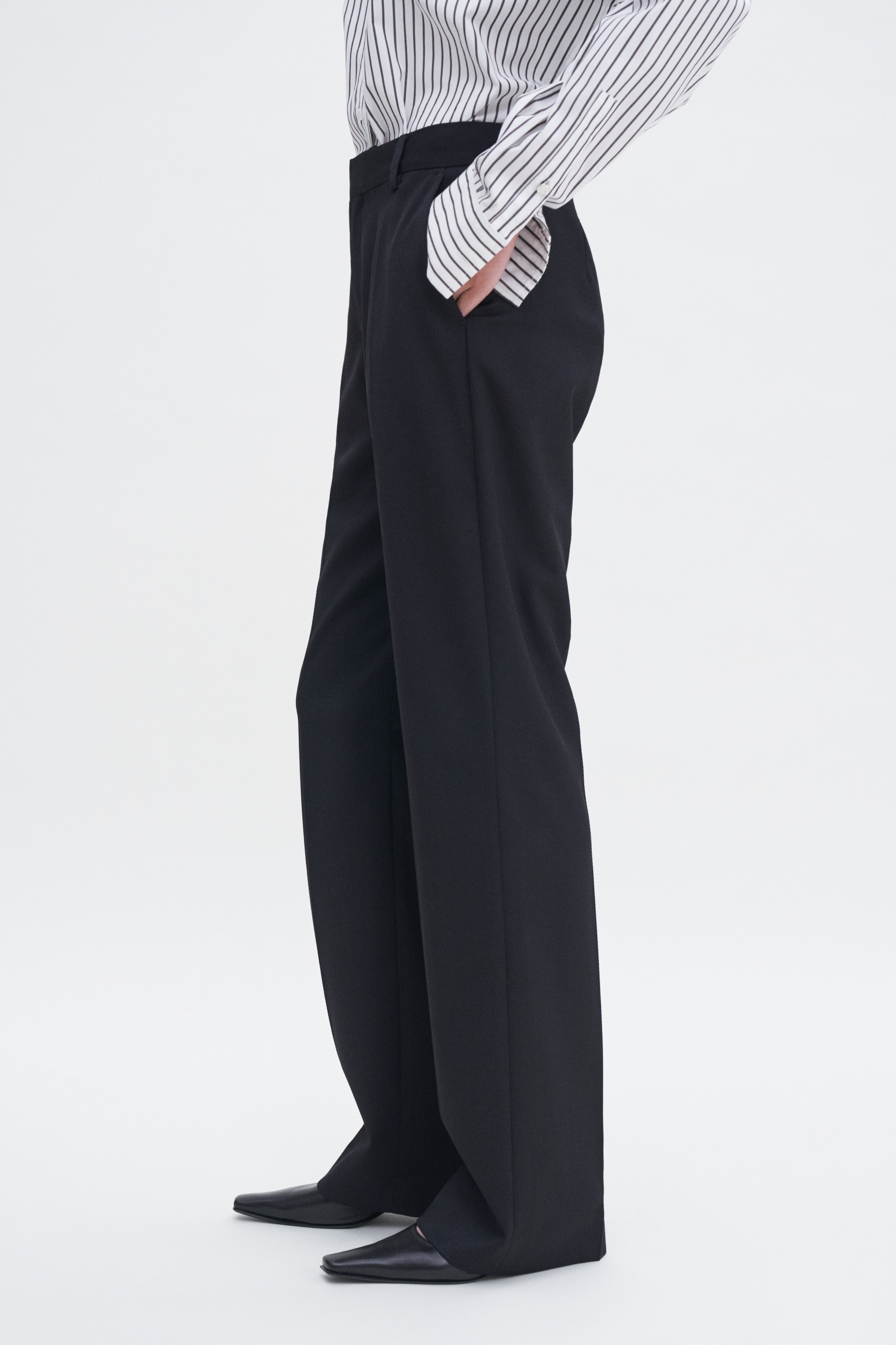 FILIPPA K HIGH WAIST BOOTCUT TROUSERS 