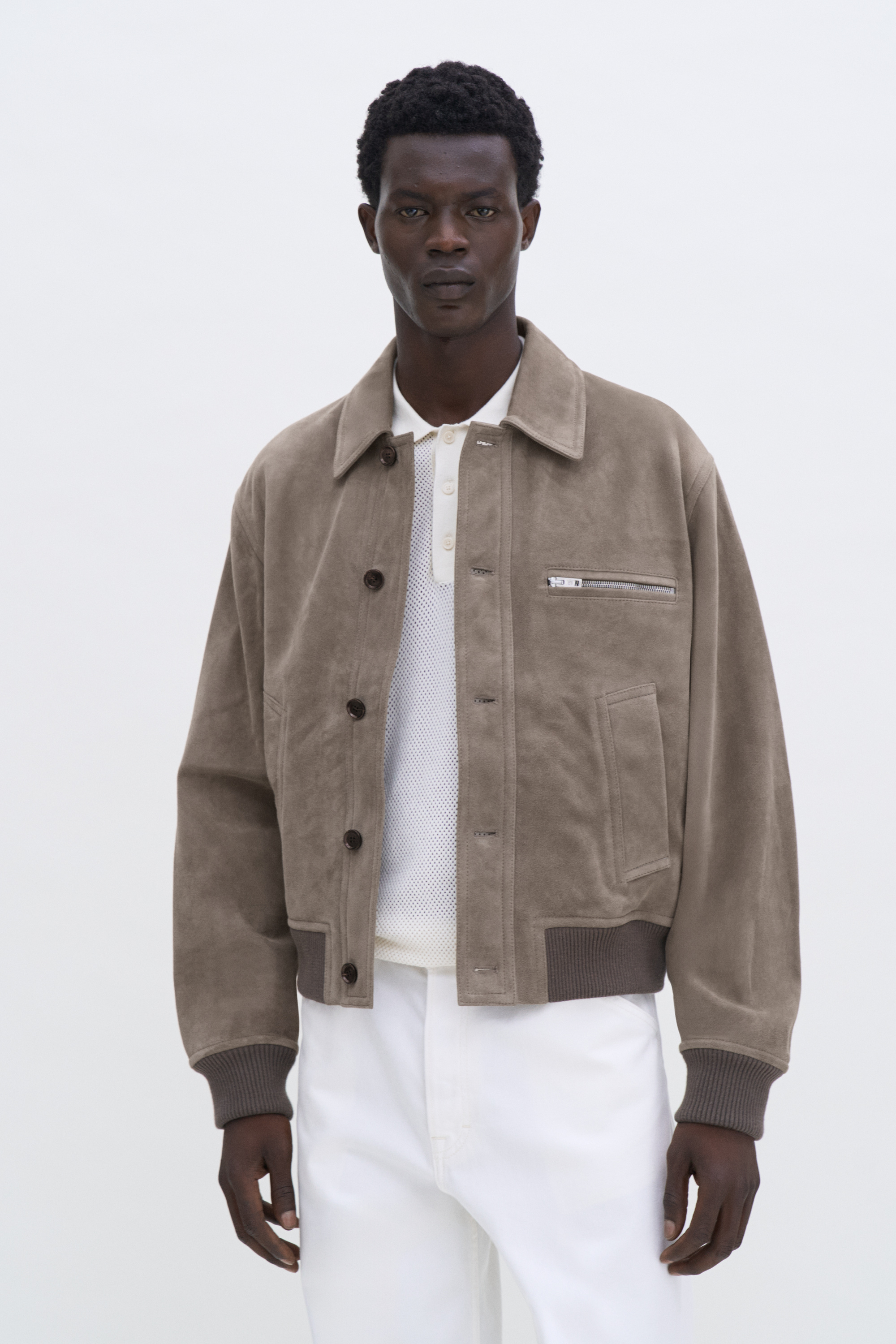 FILIPPA K SUEDE FLIGHT JACKET 