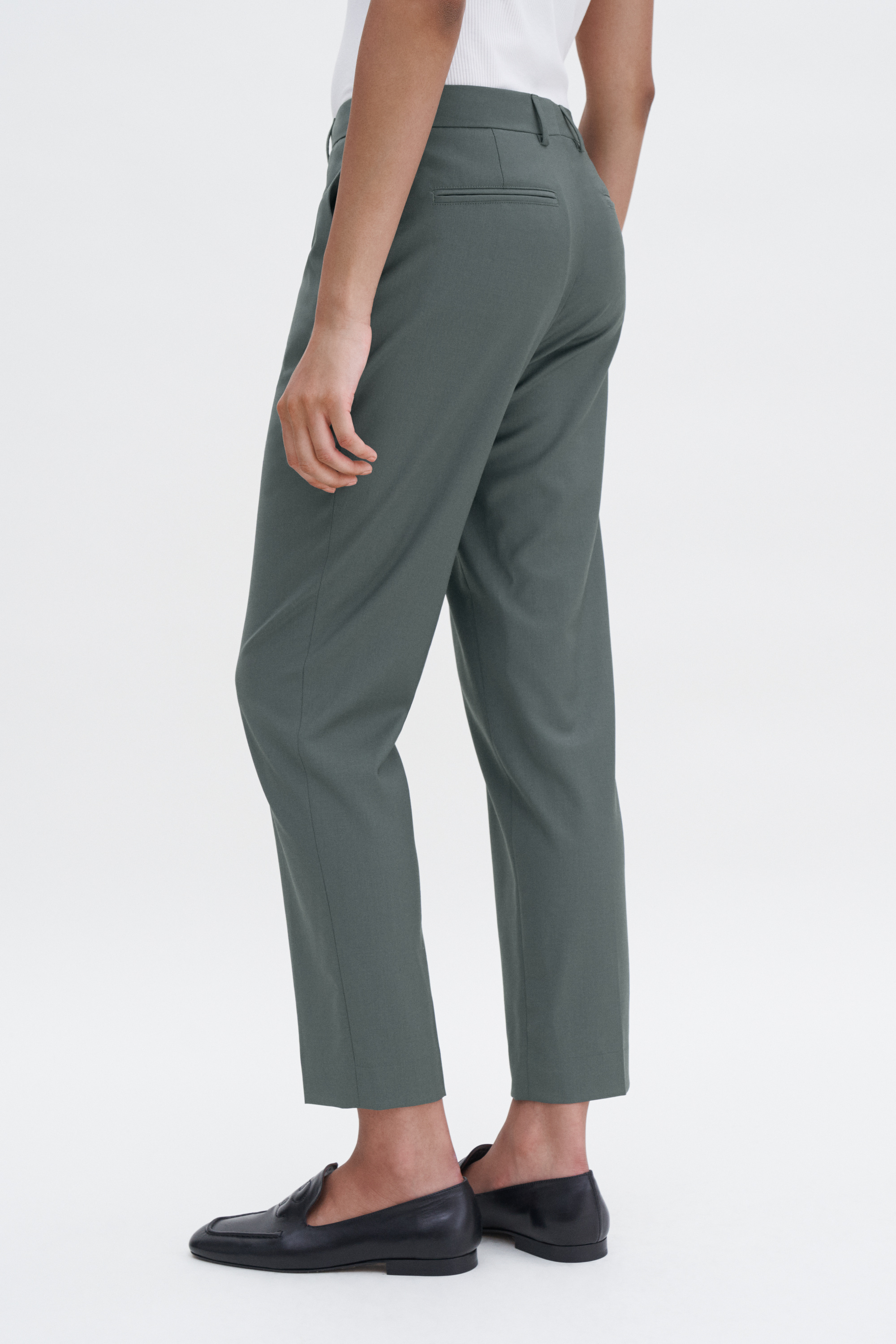 FILIPPA K EMMA CROPPED COOL WOOL TROUSERS 