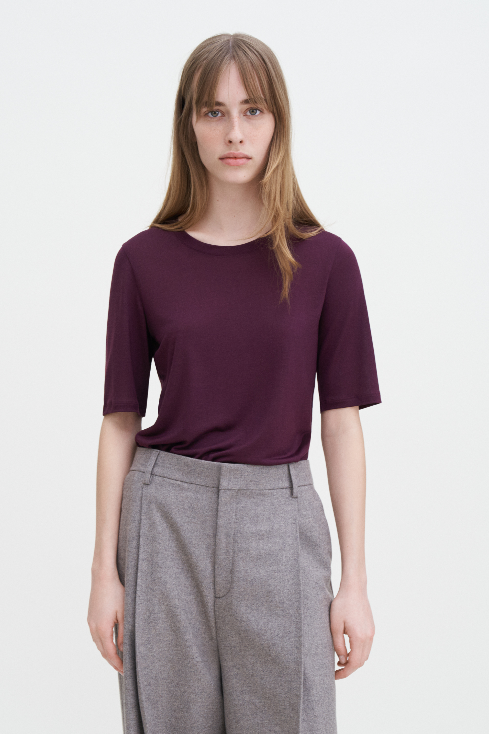 Shop Filippa K Elena Tee In Purple