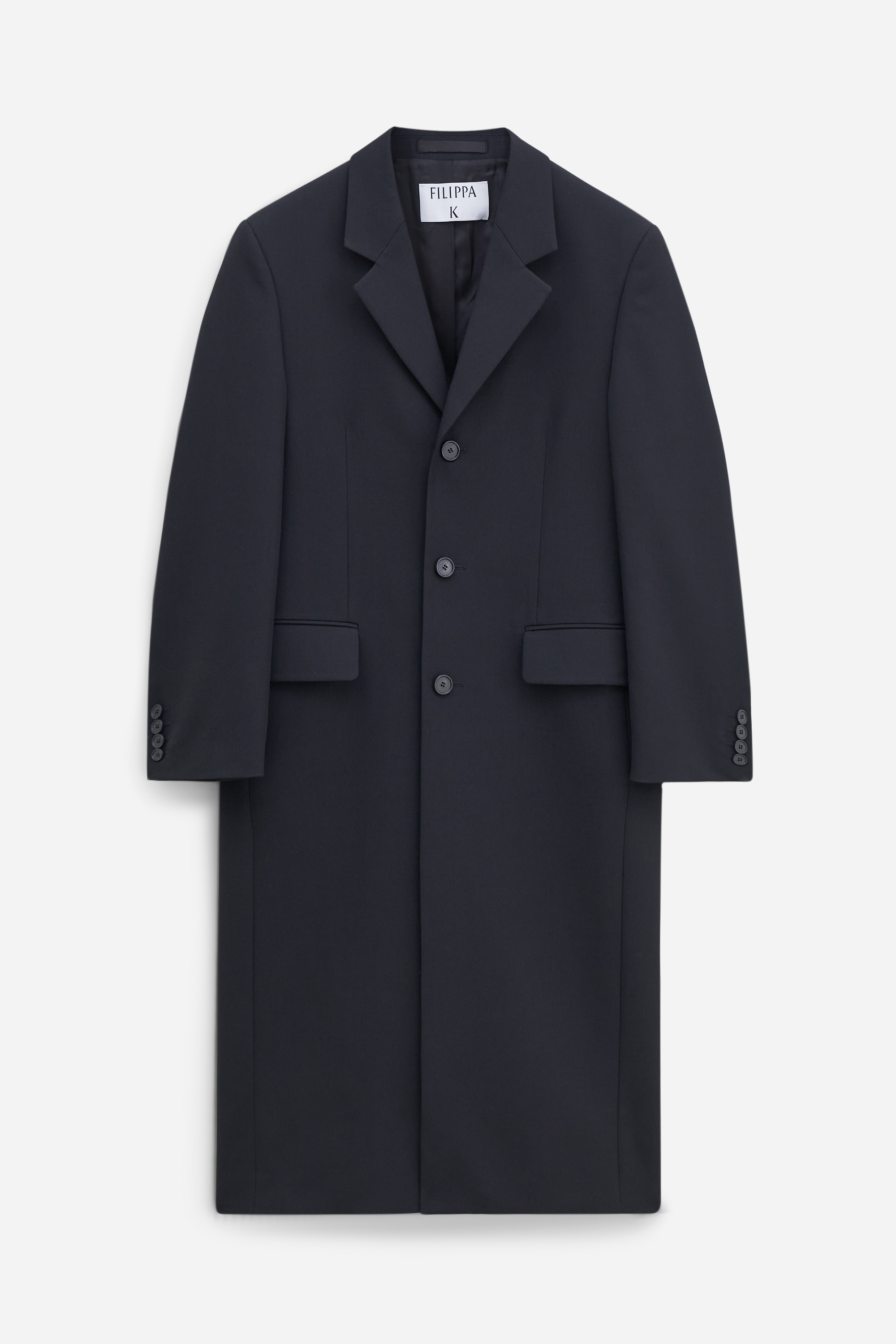 Shop Filippa K Tailored Blazer Coat In Black