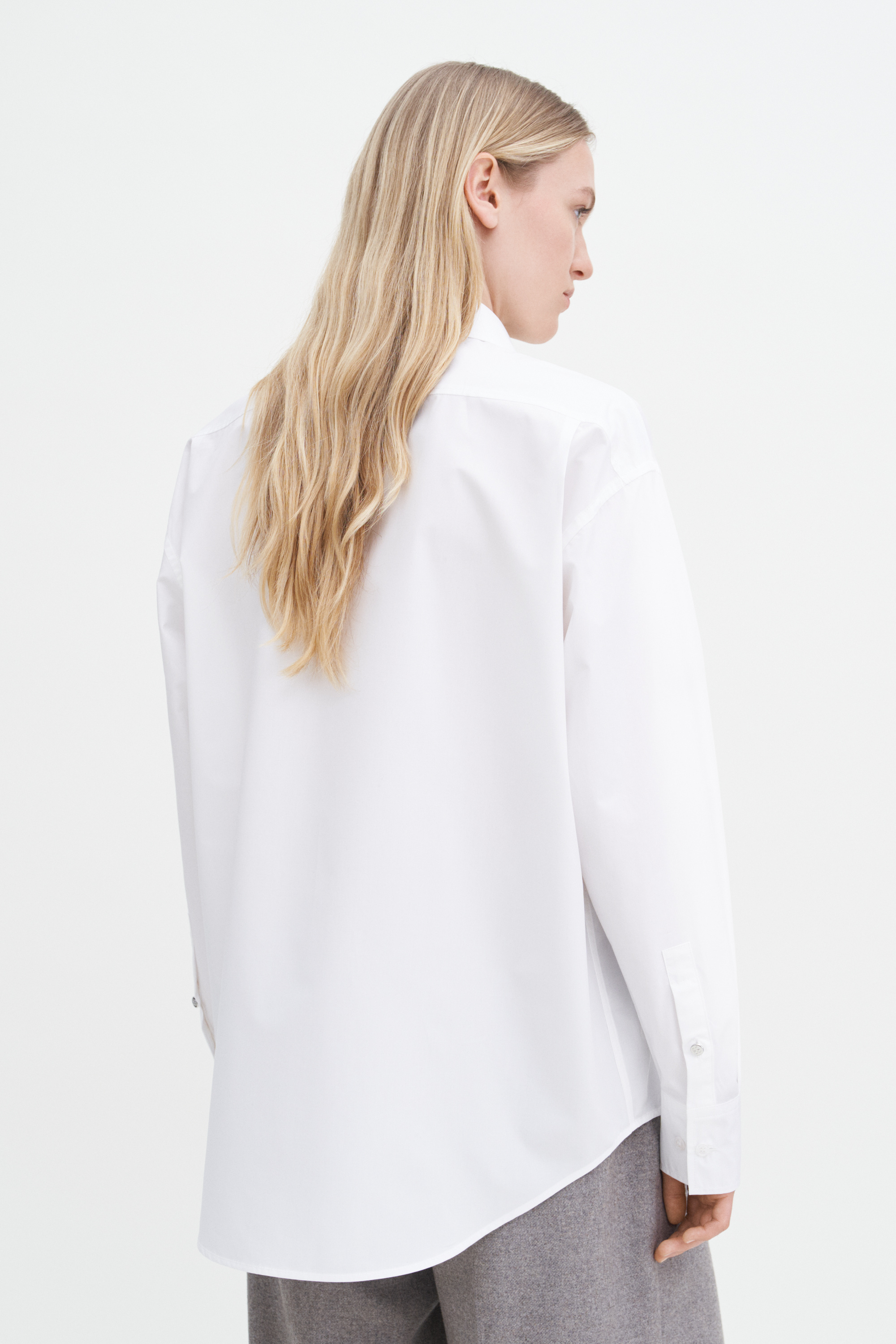 Shop Filippa K Poplin Shirt In White