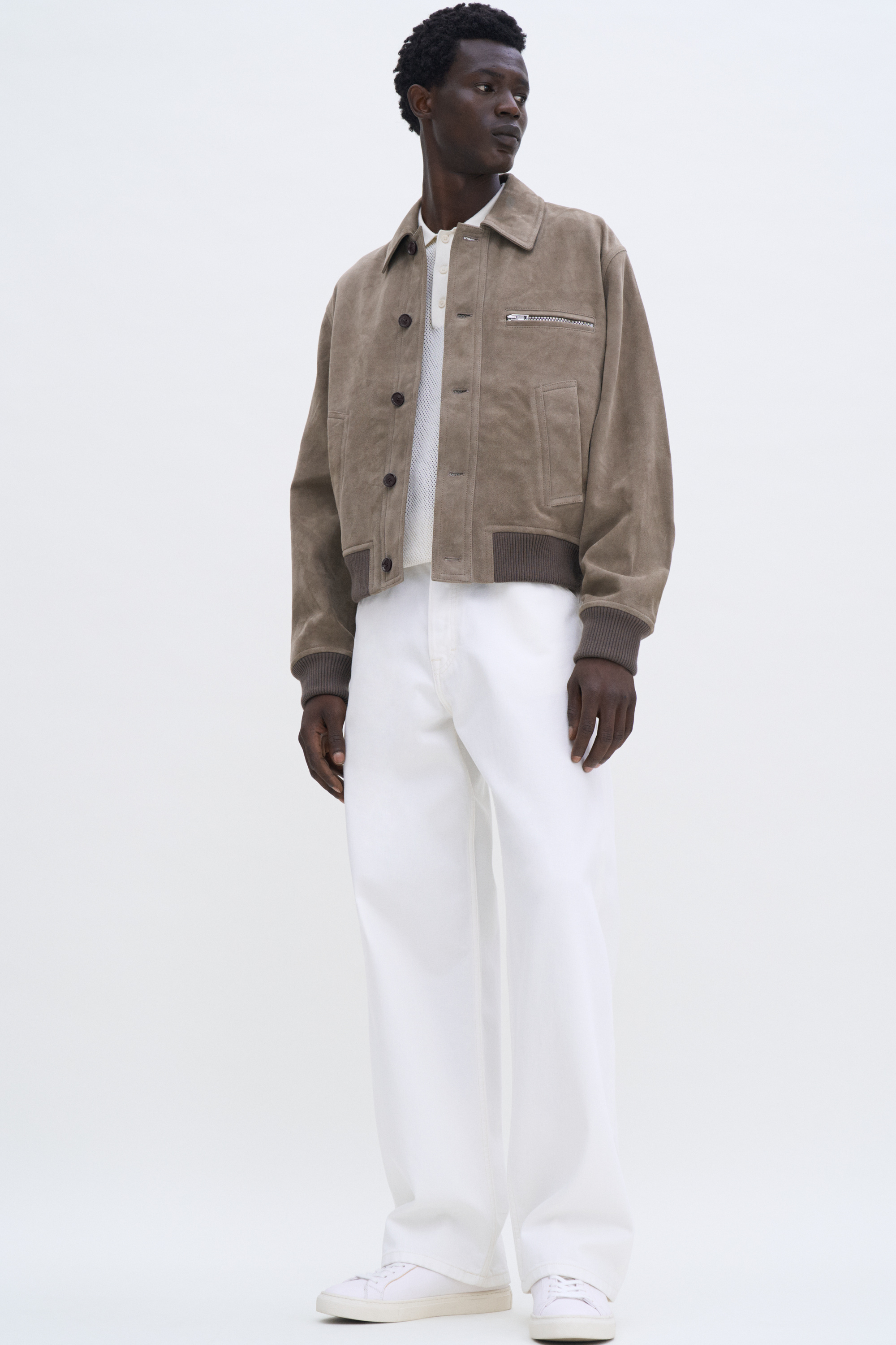 FILIPPA K SUEDE FLIGHT JACKET 