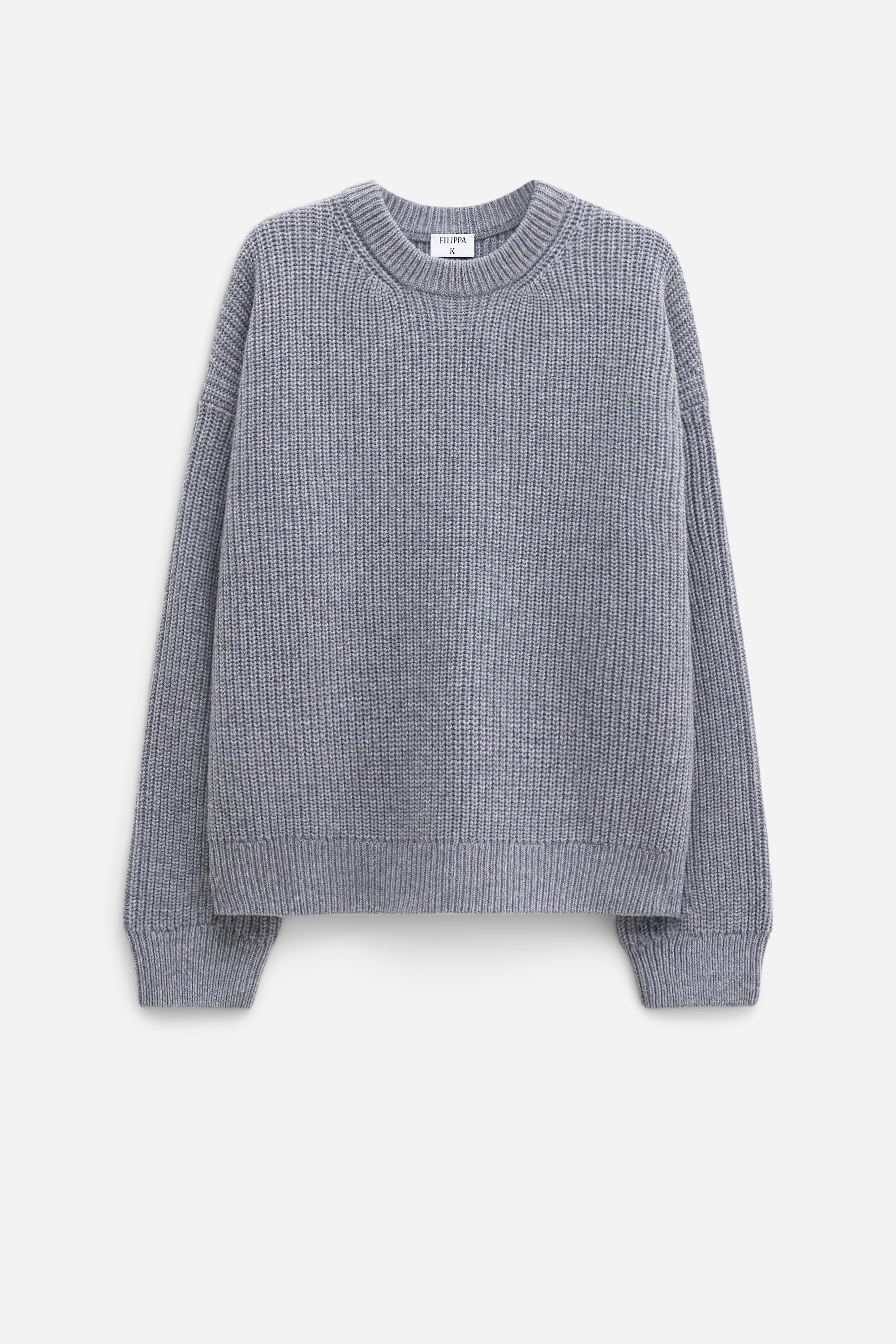 FILIPPA K RIBBED WOOL CASHMERE SWEATER 