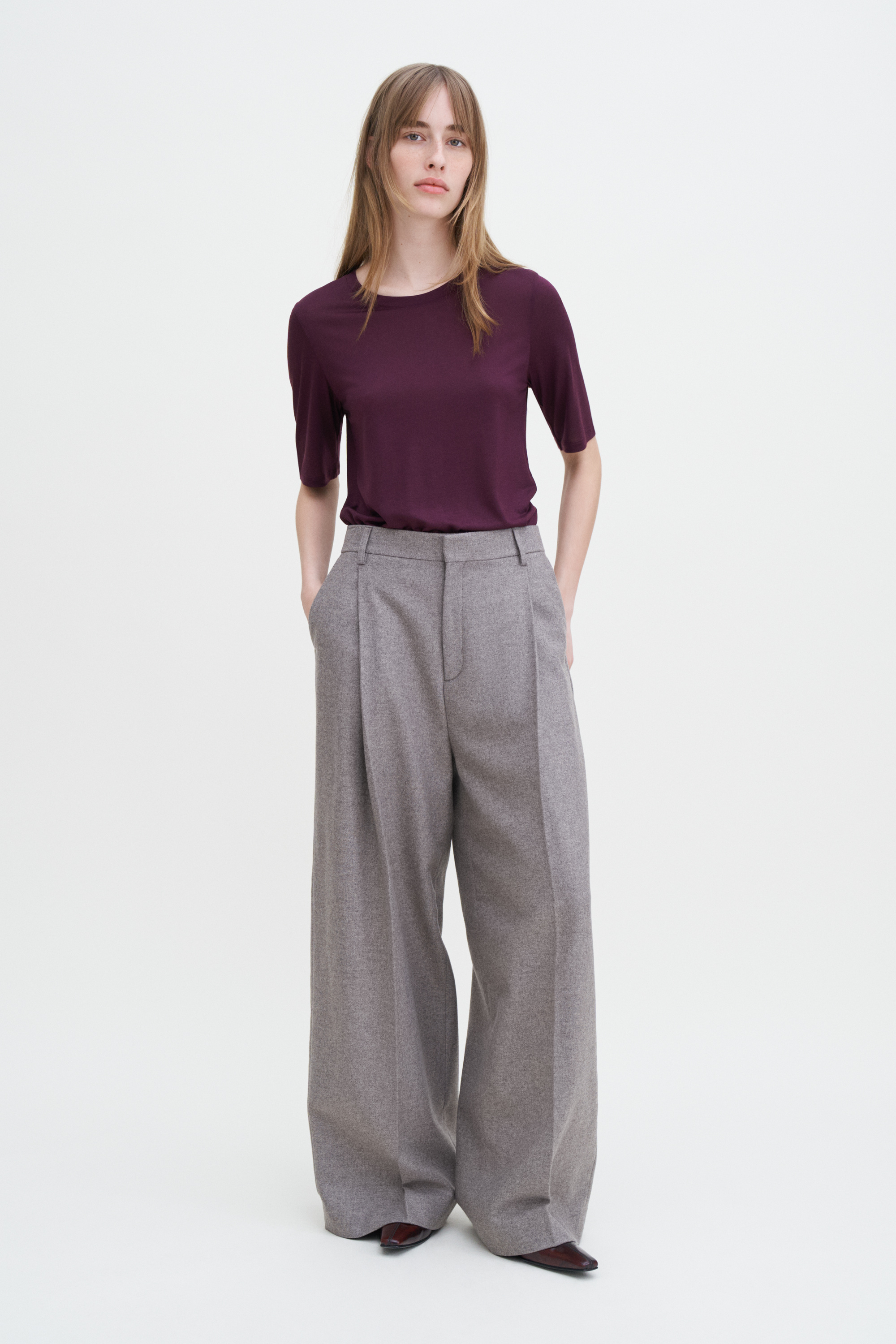 Shop Filippa K Elena Tee In Purple