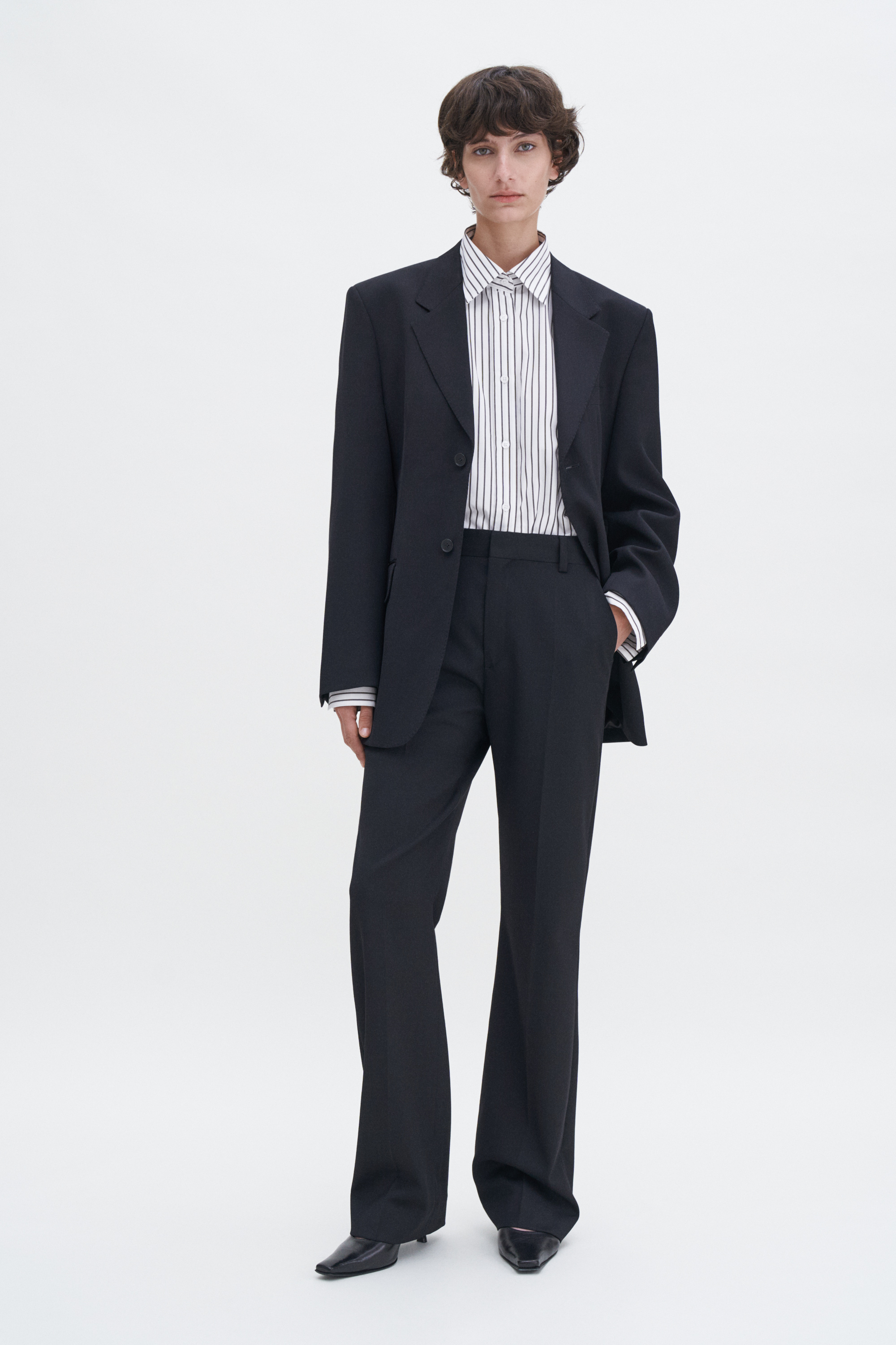 FILIPPA K HIGH WAIST BOOTCUT TROUSERS 